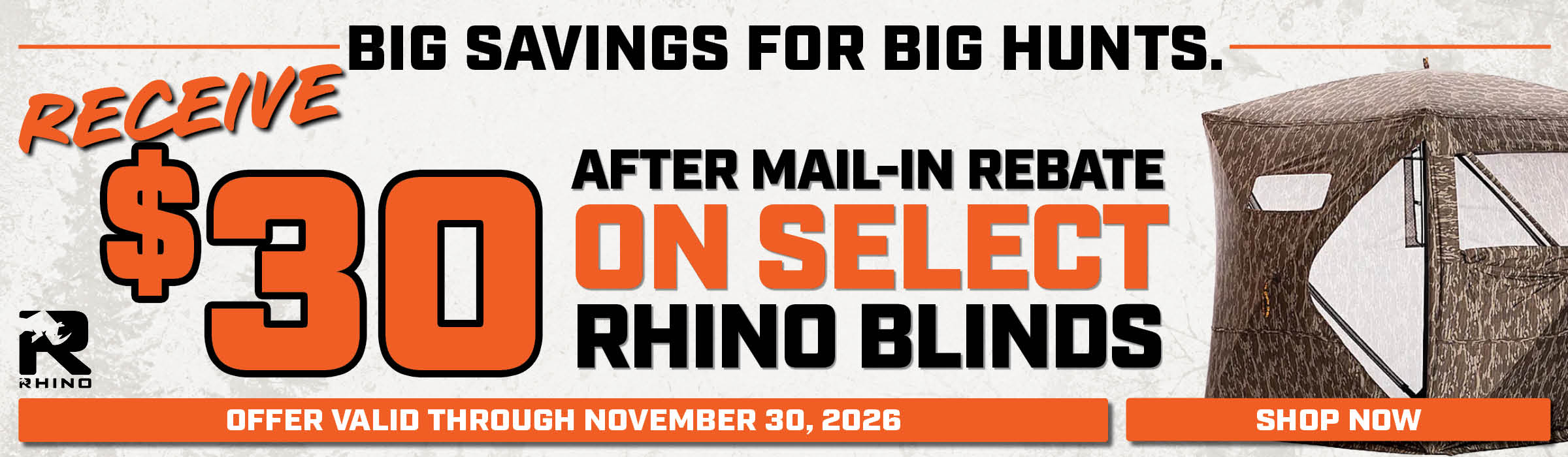Rhino Blinds Rebate